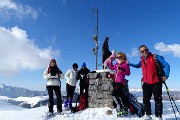 Anello invernale con neve dei TRE FAGGI da Fuipiano (10 febb.18)